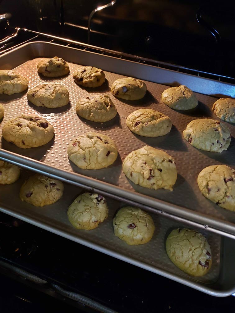 Highly Delicious Perfect Chocolate Chip Cookies baking 3