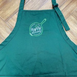 highly delicious cannabis cooking apron